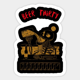 Beer thirty Sticker